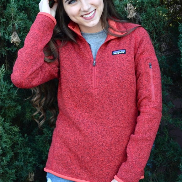 patagonia red sweater